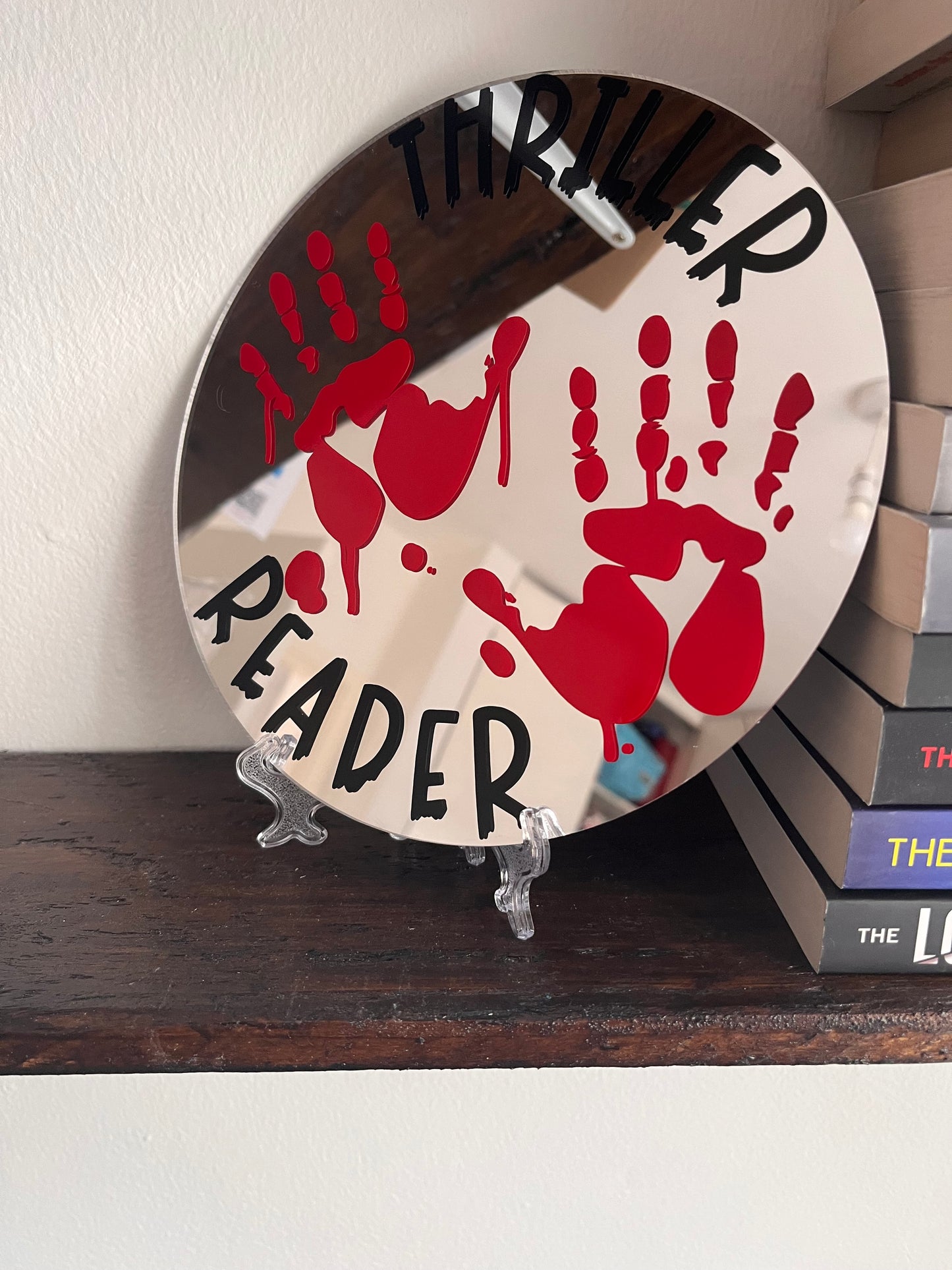 Thriller Reader Decorative Mirror