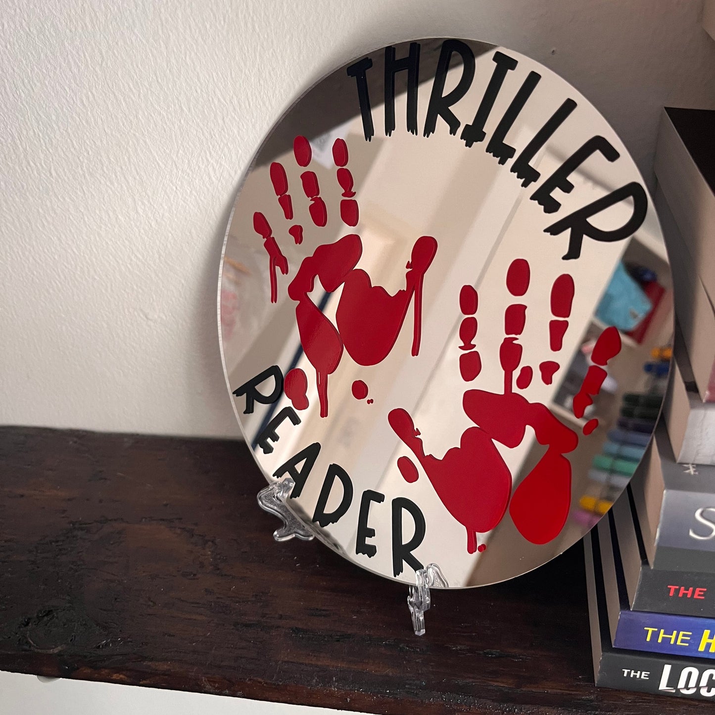 Thriller Reader Decorative Mirror