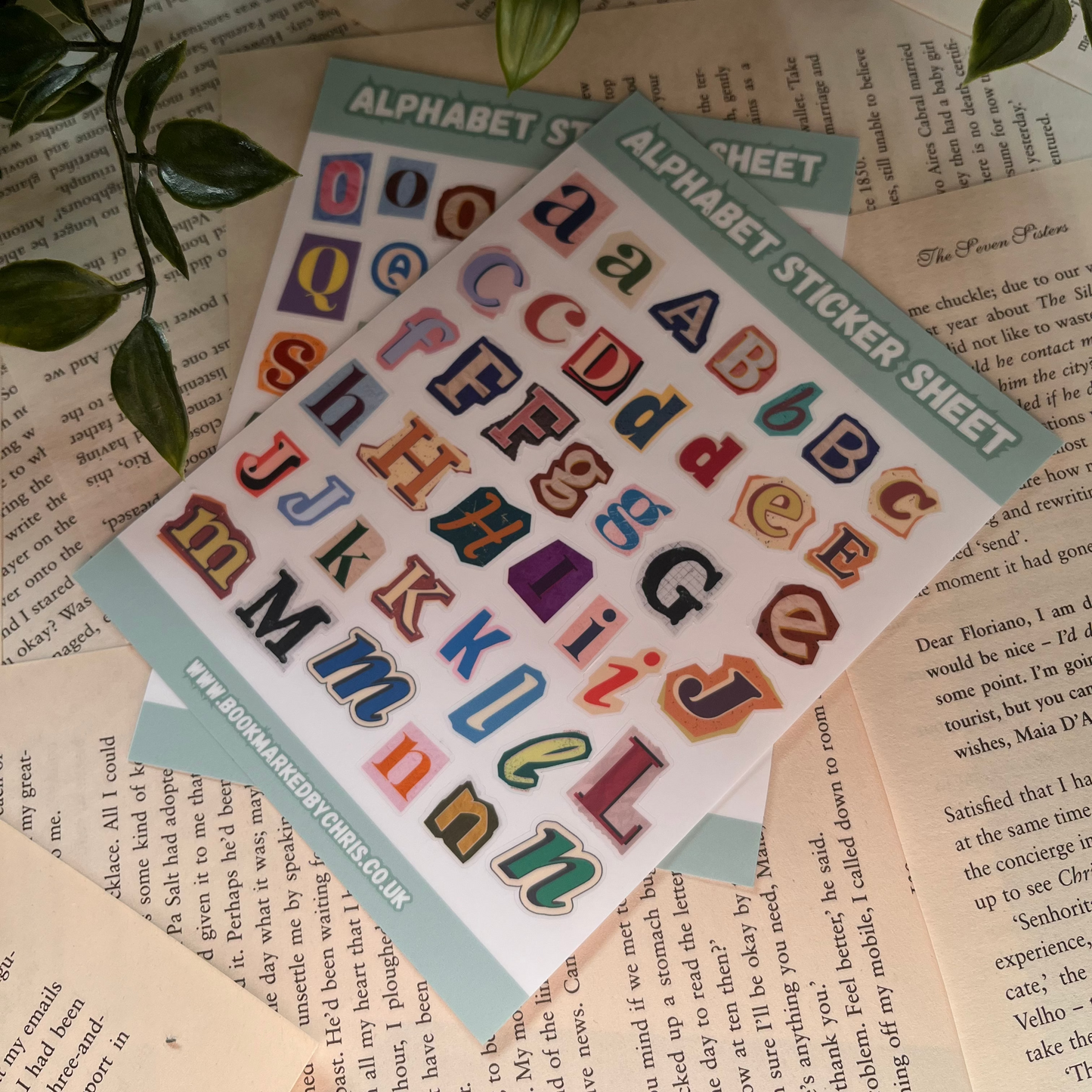 Ransom Letter Sticker Sheets