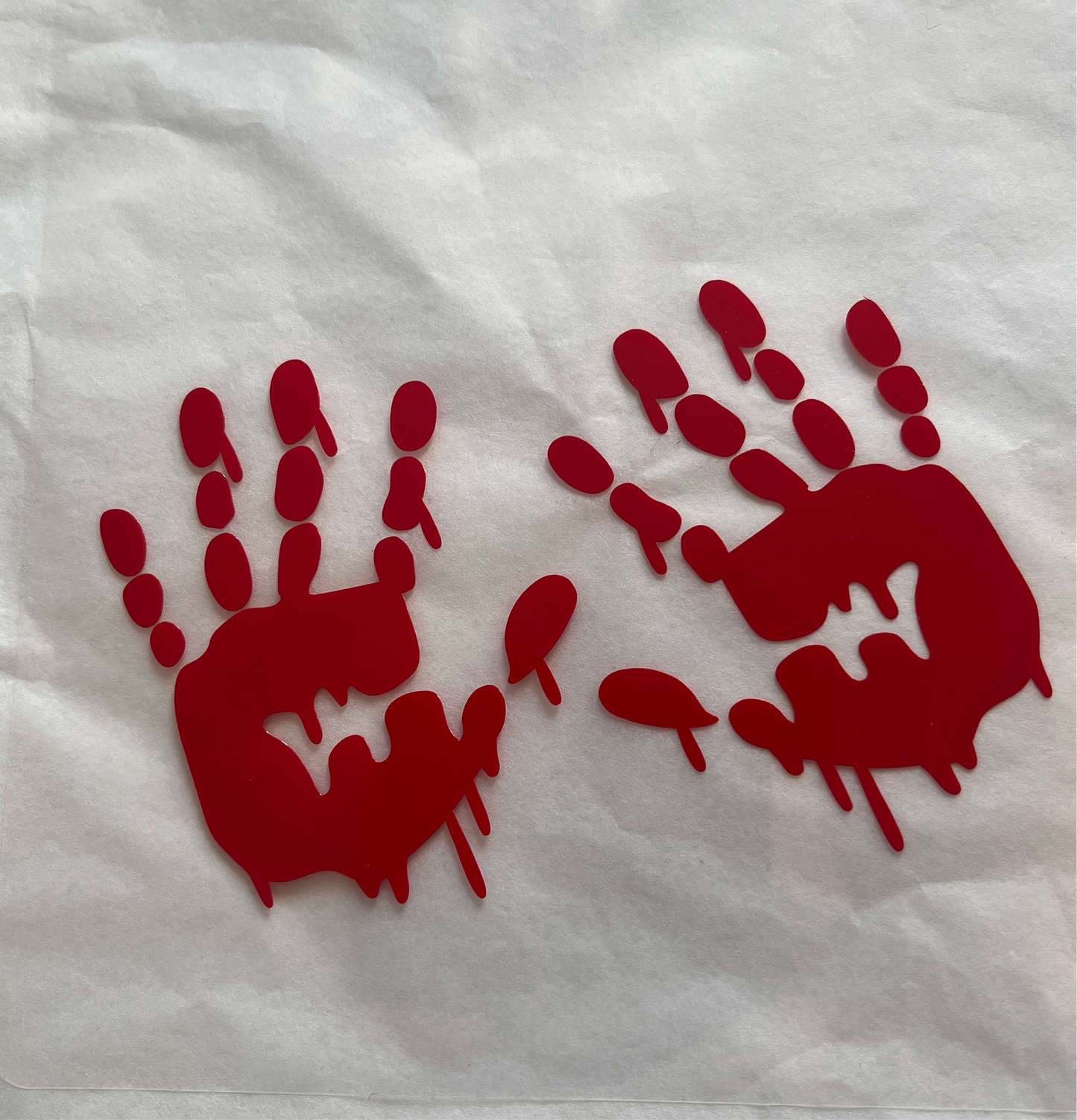 Bloody Hand Prints - Vinyl Decal