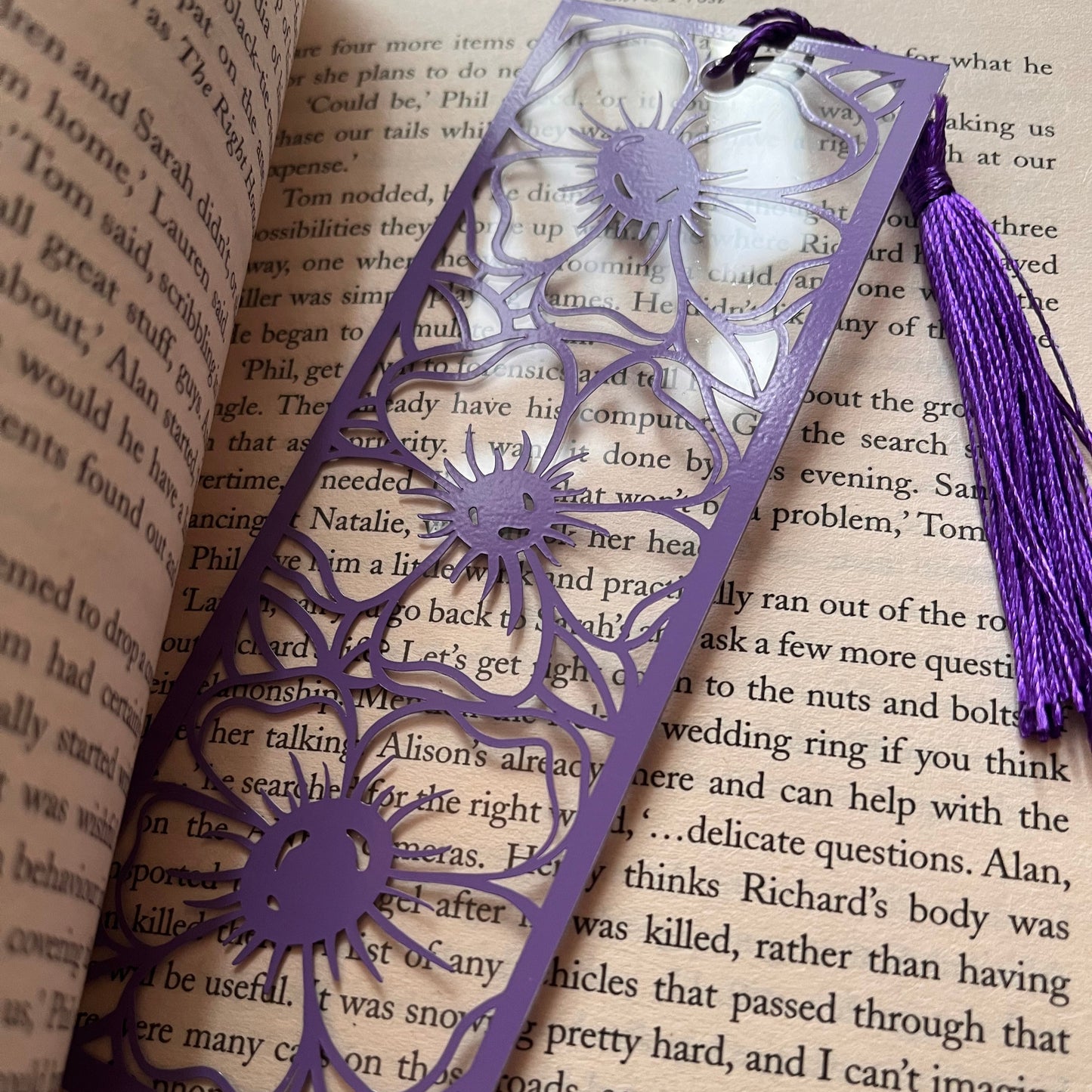 Cute Flower Bookmark