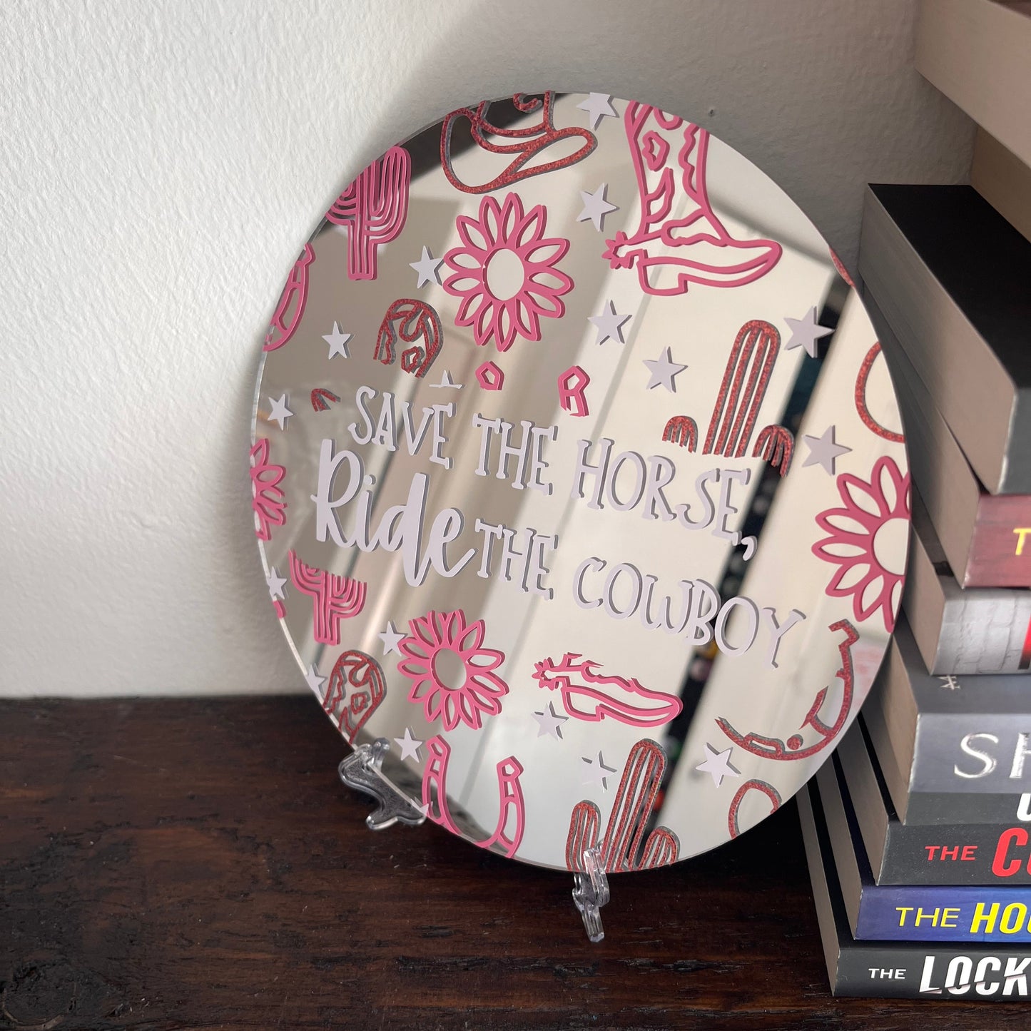 Ride The Cowboy Decorative Mirror