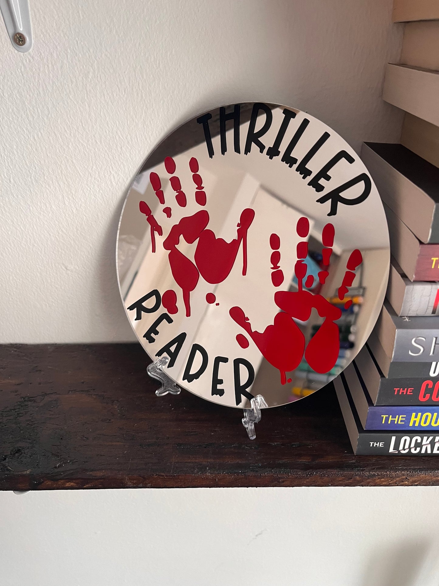 Thriller Reader Decorative Mirror