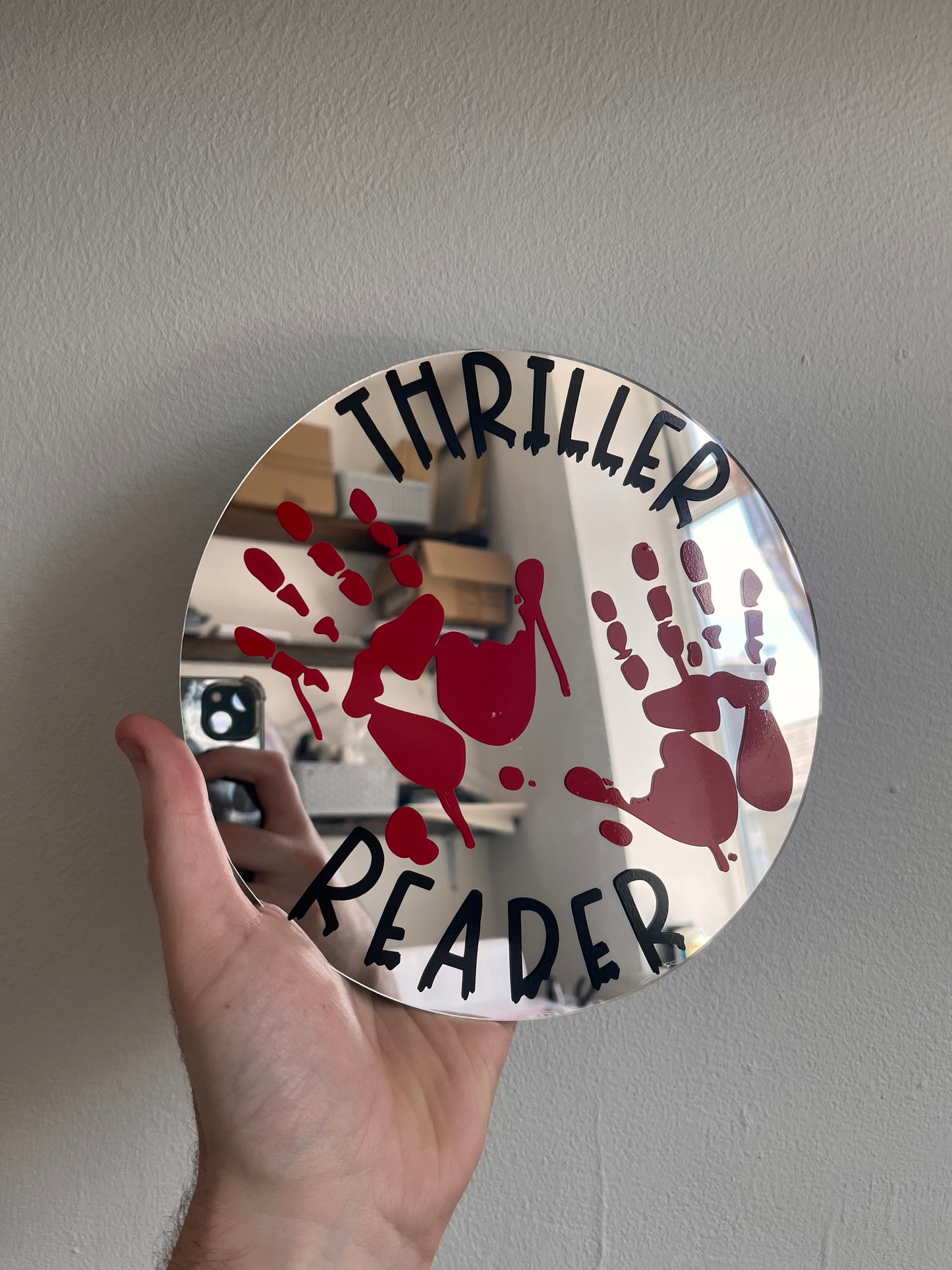 Thriller Reader Decorative Mirror