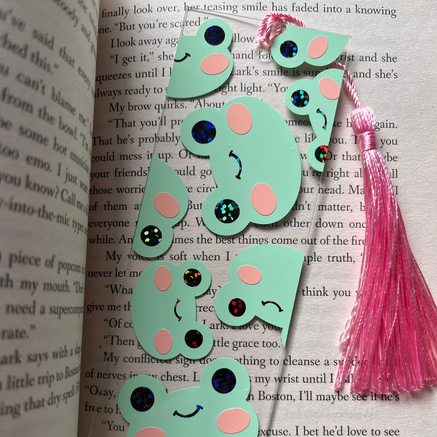 Froggy Acrylic Bookmark