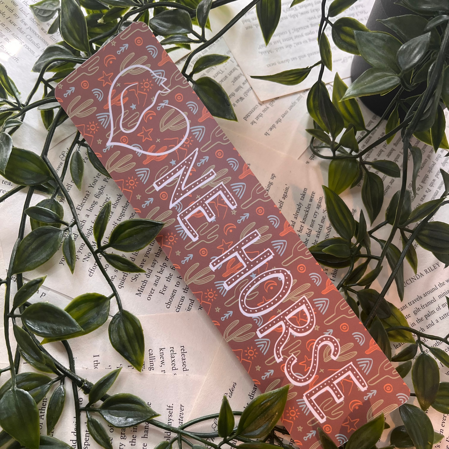 One Horse Bookmark
