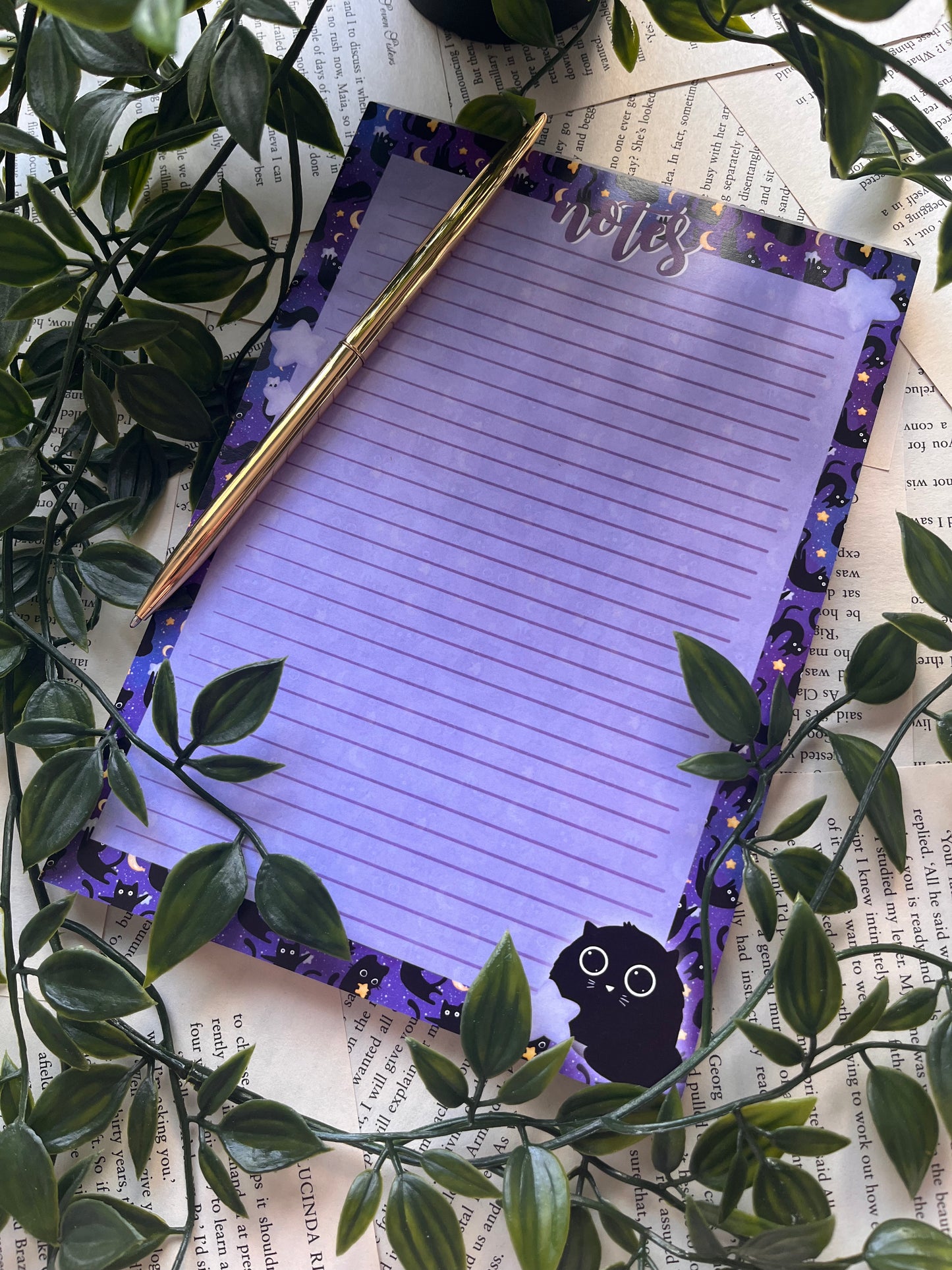 Galactic Cats A5 Notepad