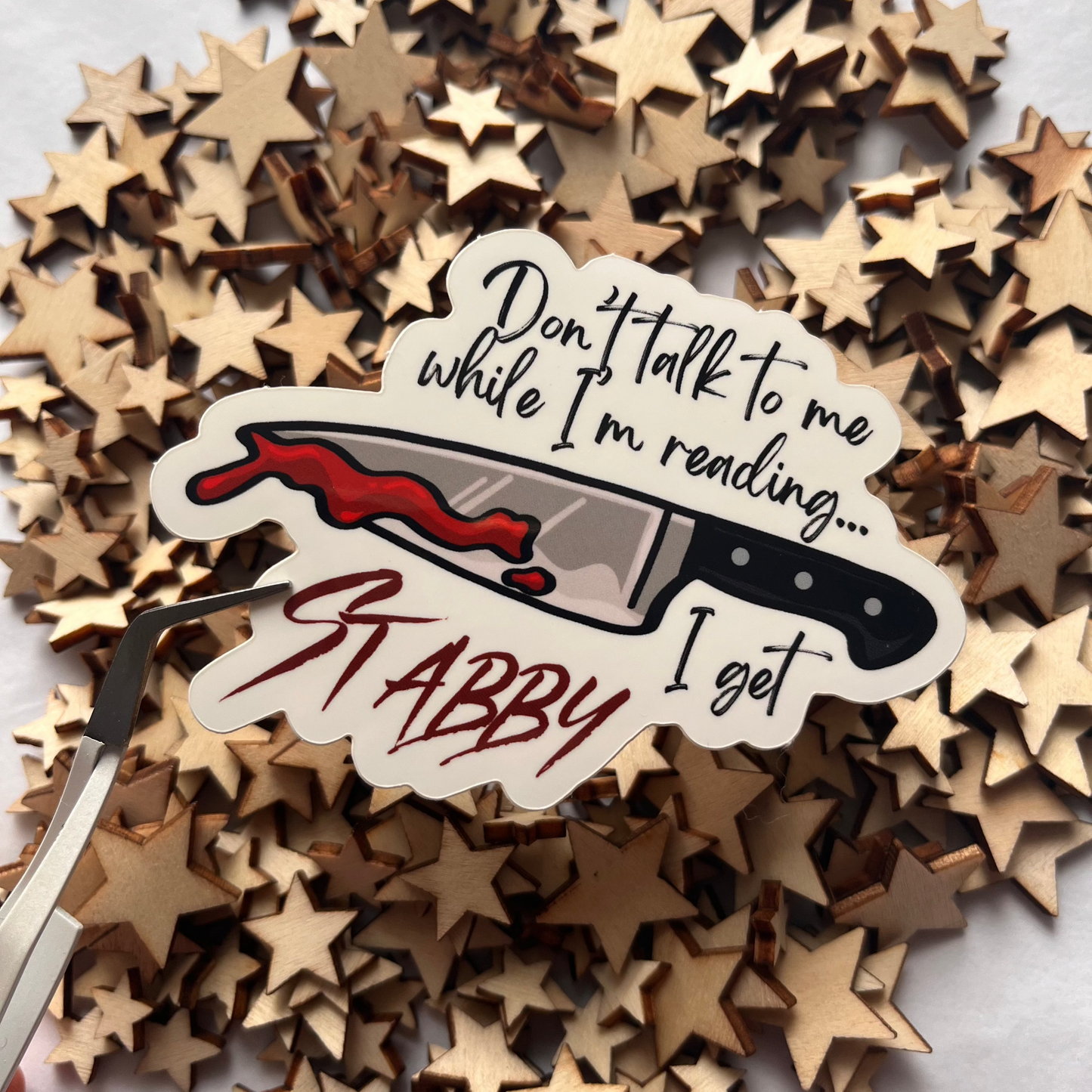 Stabby Vinyl Sticker