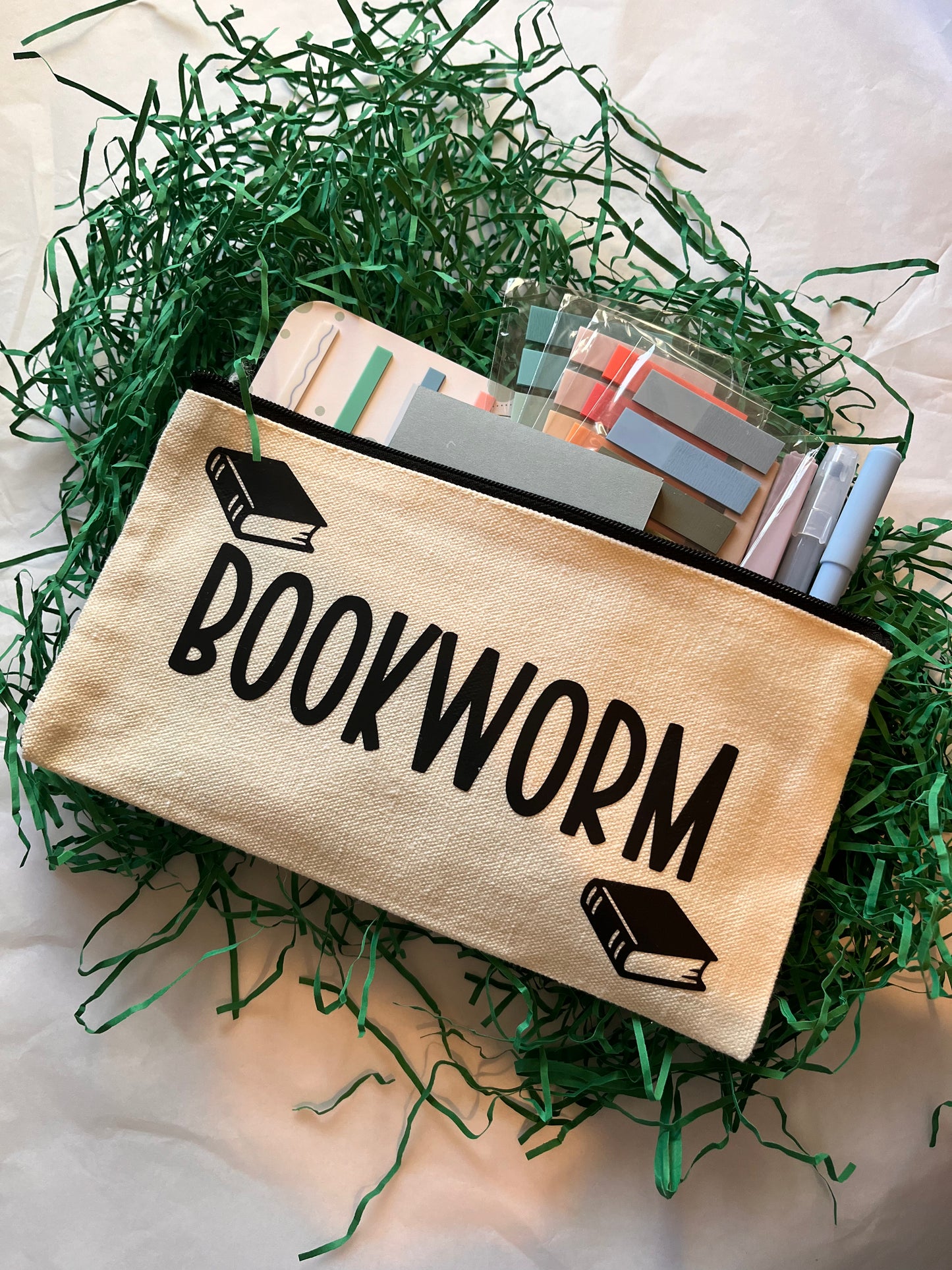 “Bookworm” Pencil Case
