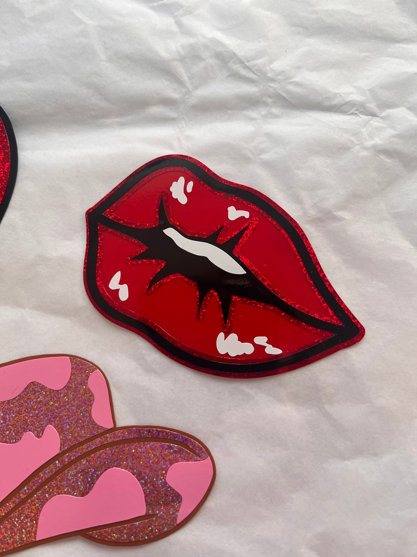 Coloured Lips - Vinyl Decal
