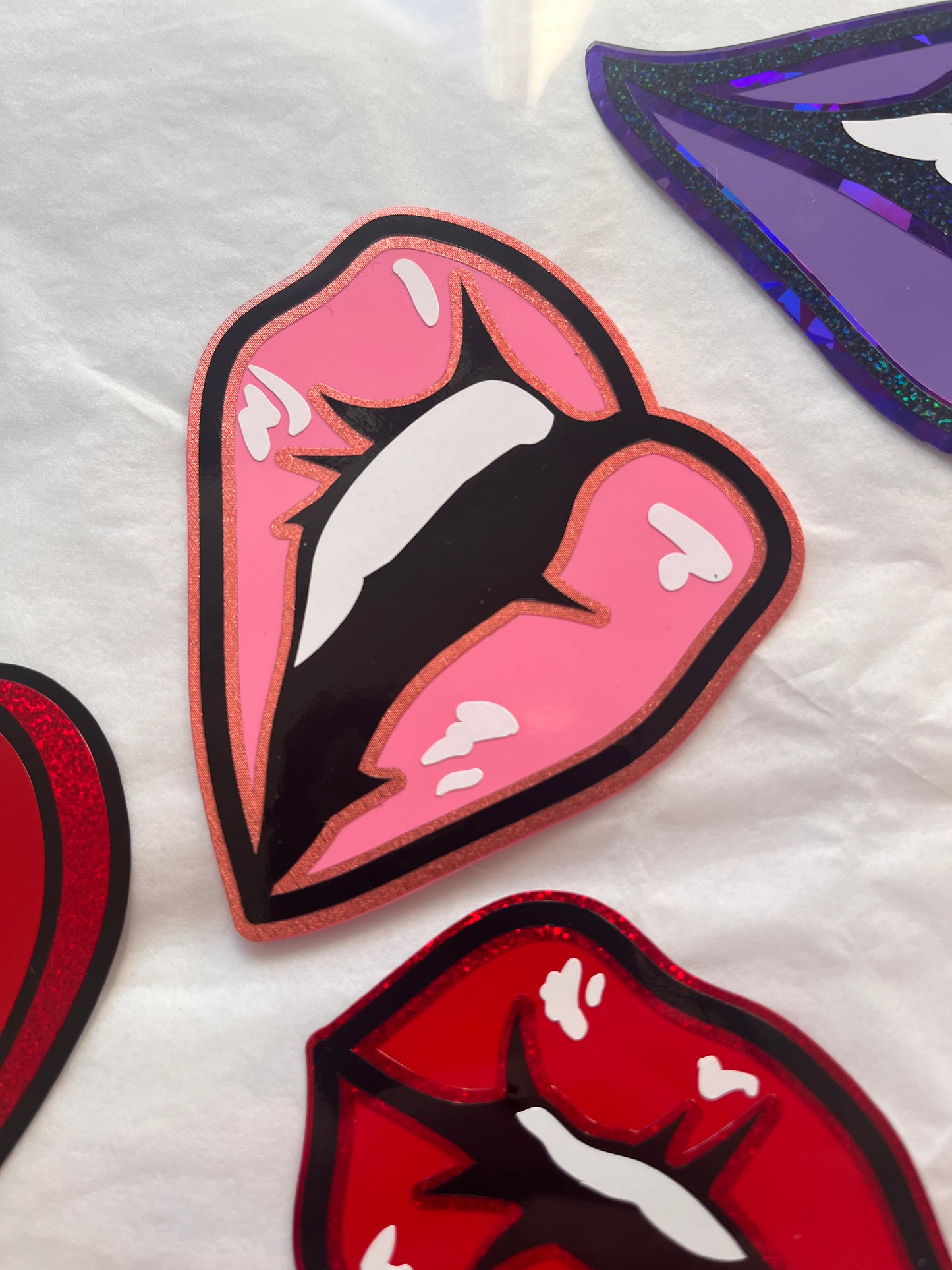 Coloured Lips - Vinyl Decal