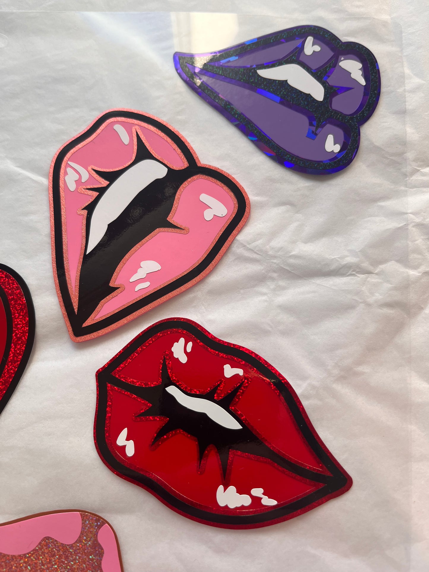 Coloured Lips - Vinyl Decal