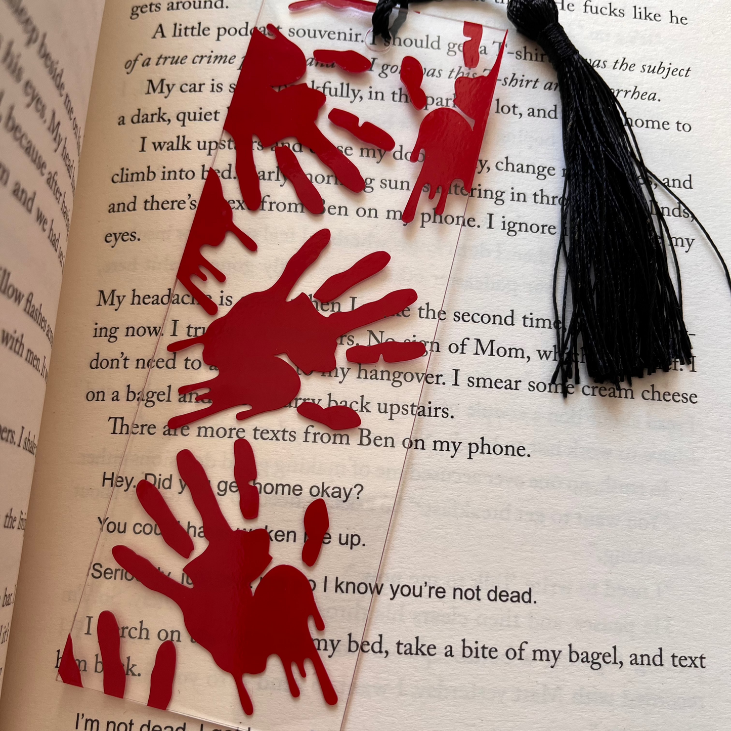 Bloody Hands Bookmark