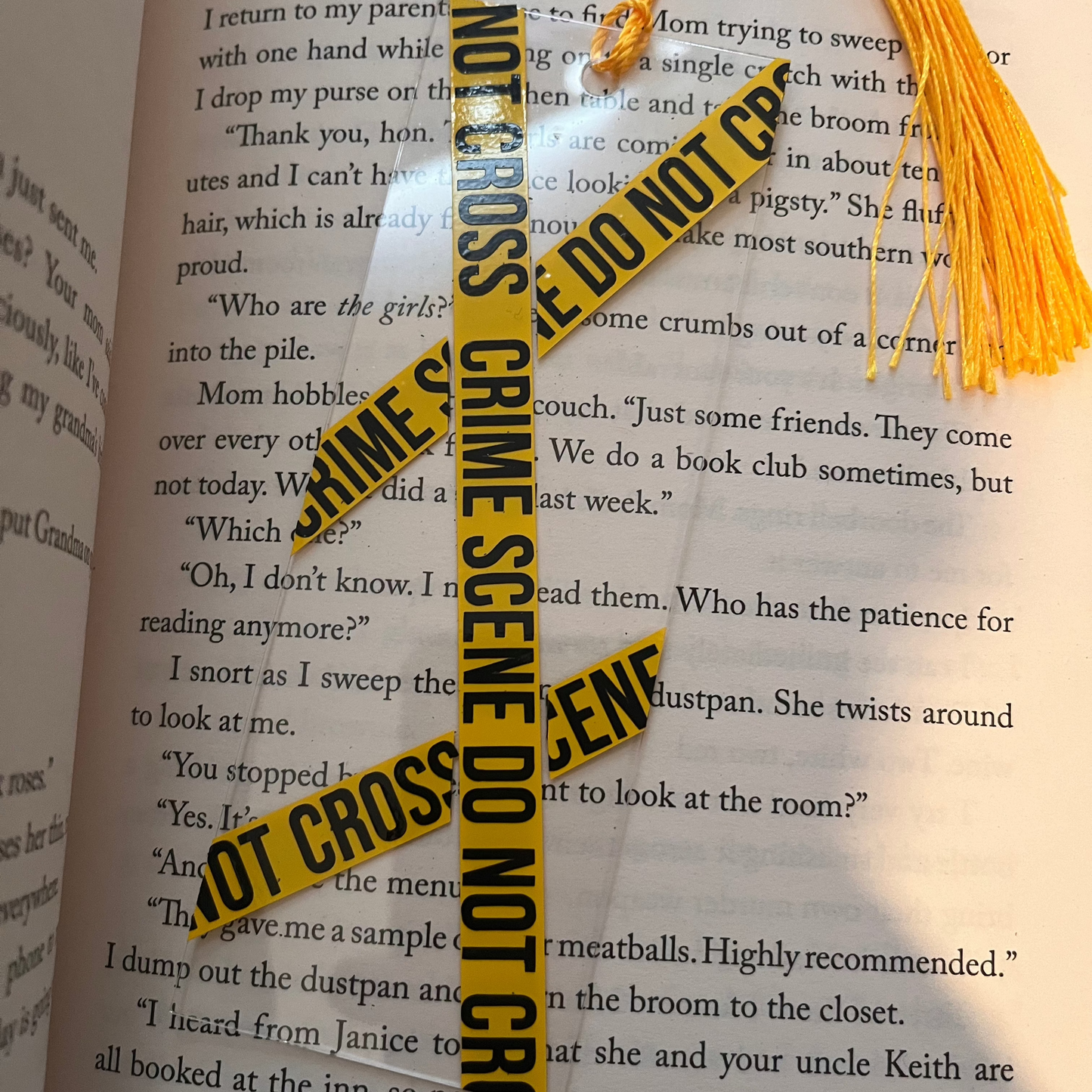 Crime Scene Tape Bookmark
