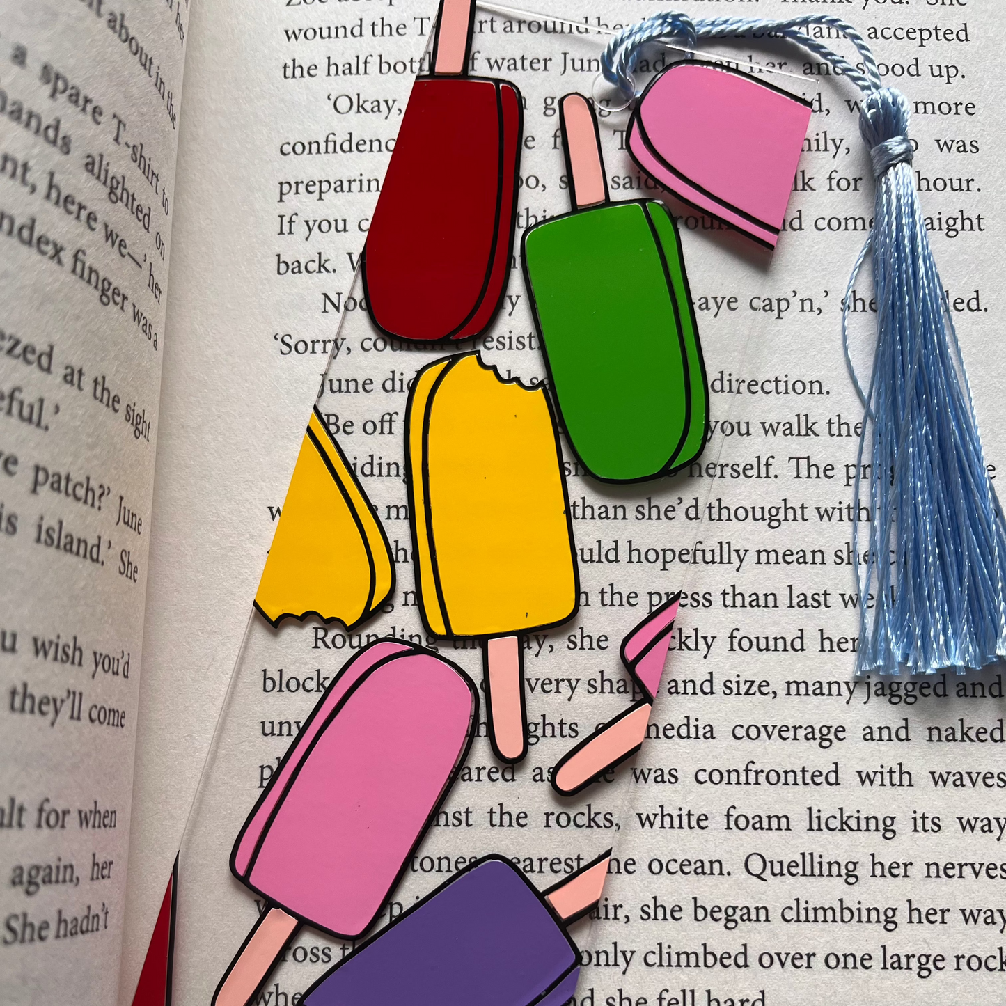 Ice lolly Acrylic Bookmark