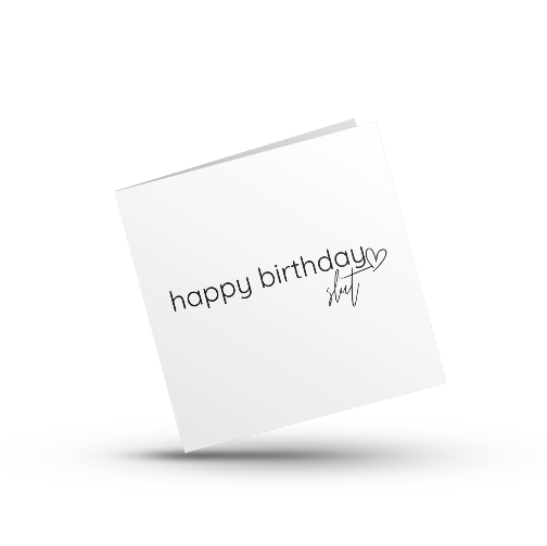 Happy Birthday Sl*t Greeting Card