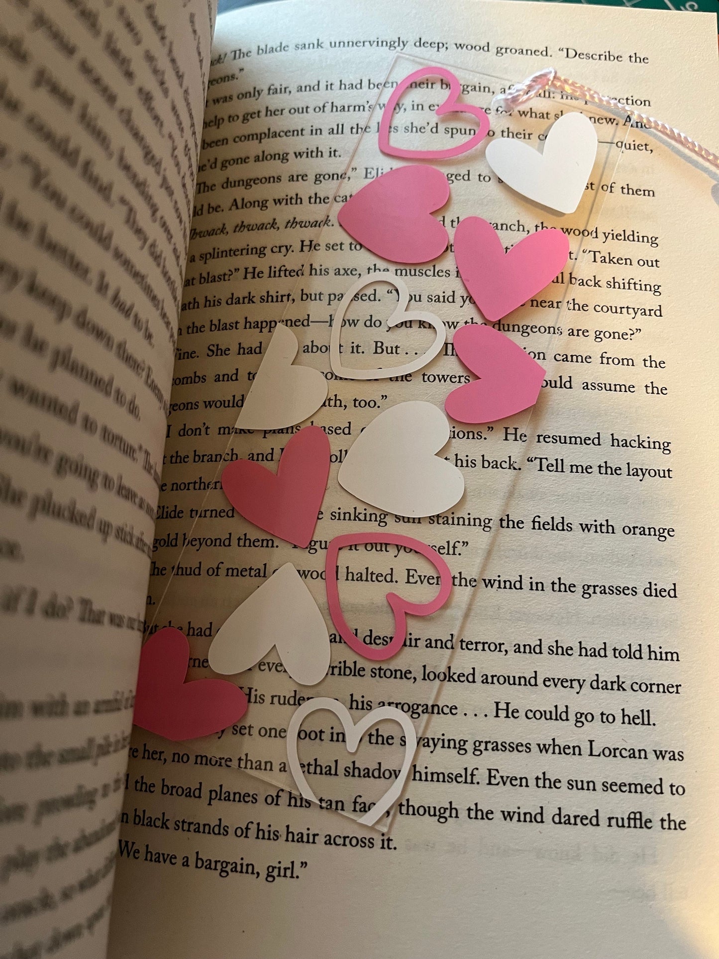 Hearts Bookmark