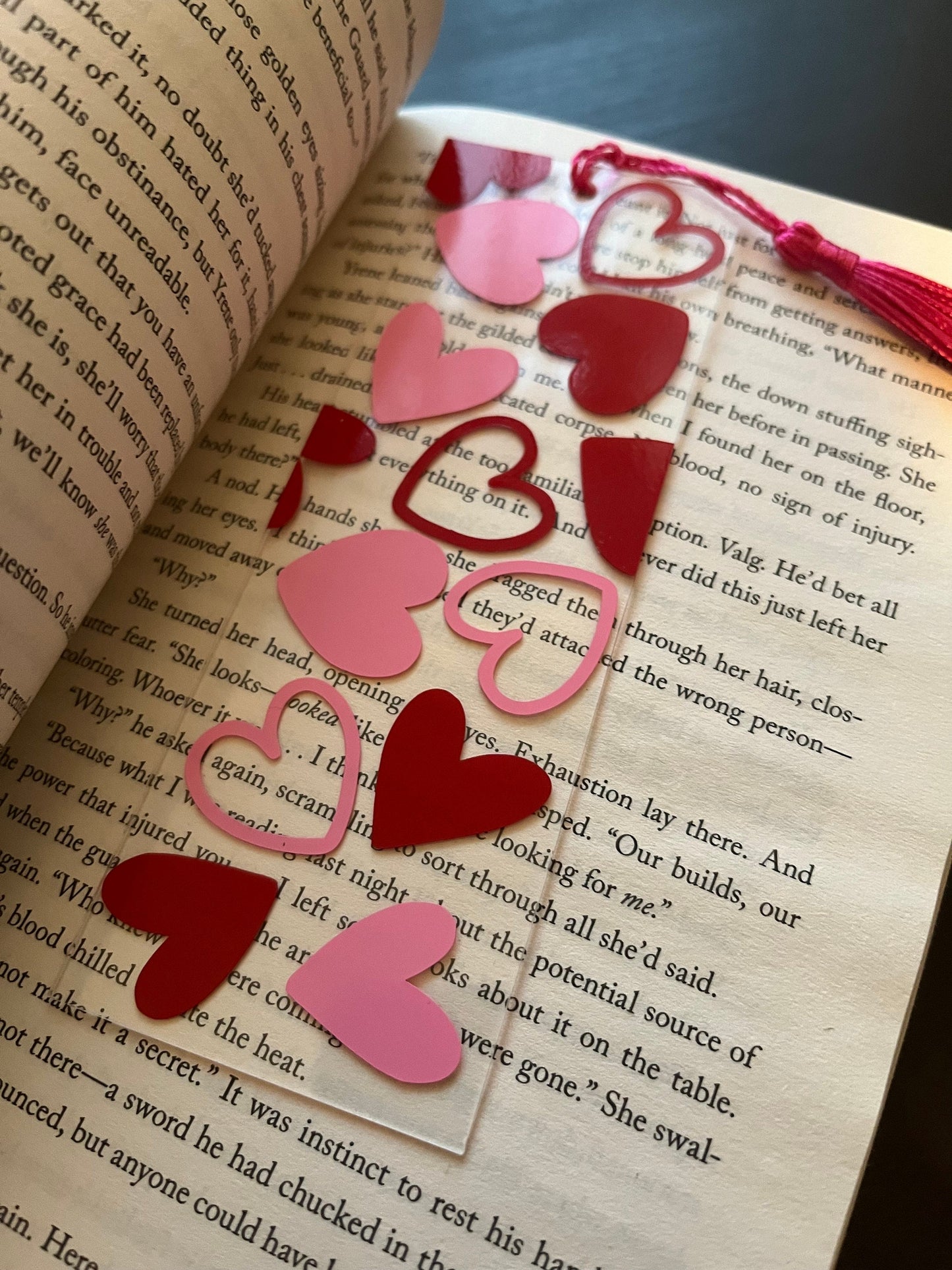 Hearts Bookmark