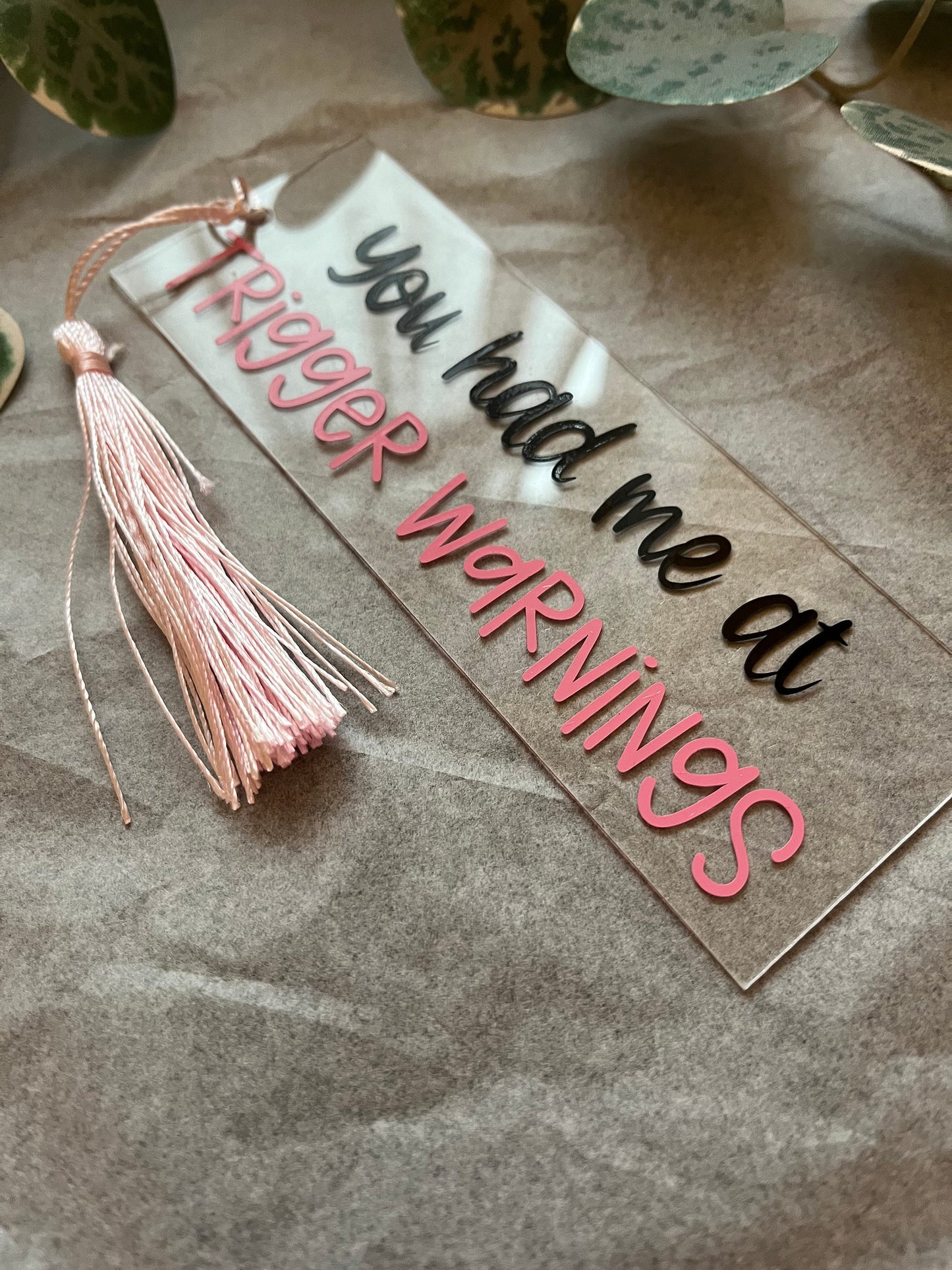 Trigger Warnings bookmark