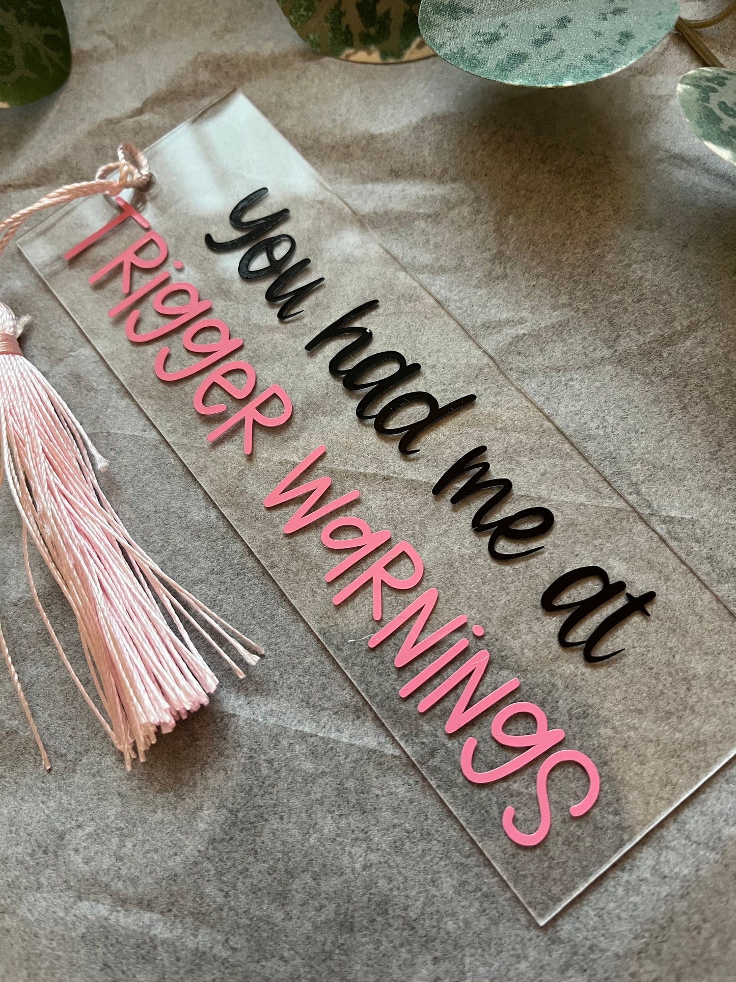 Trigger Warnings bookmark