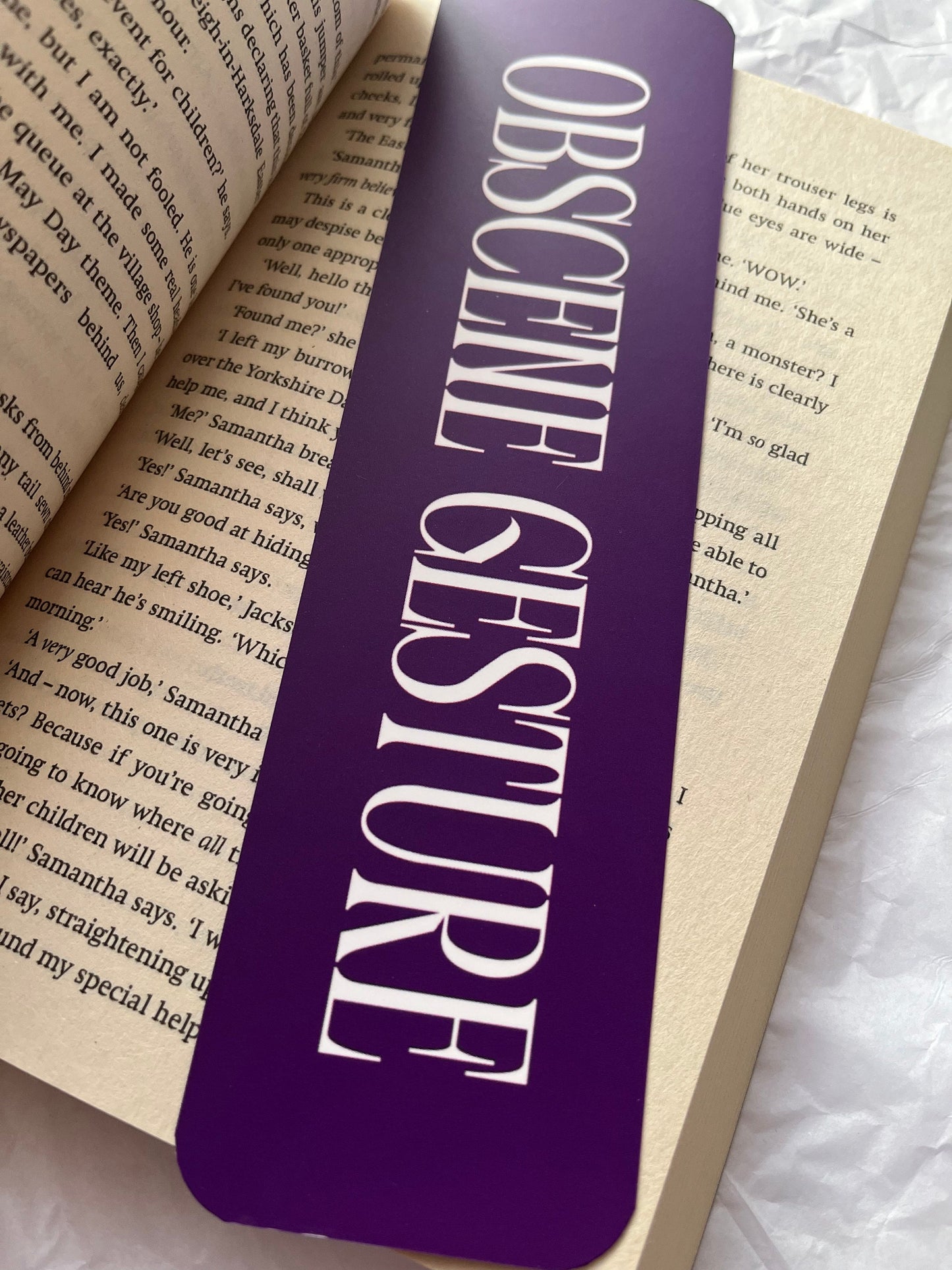 Obscene Gesture Bookmark