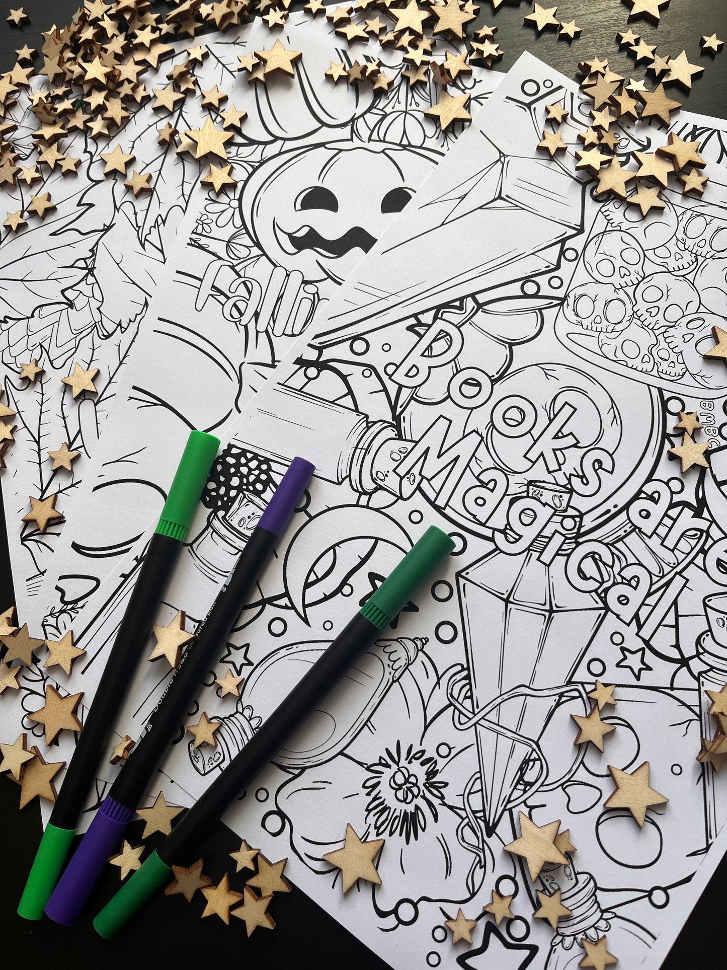 Books Are Magical Colouring Sheet