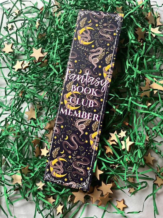 Fantasy Book Club Bookmark