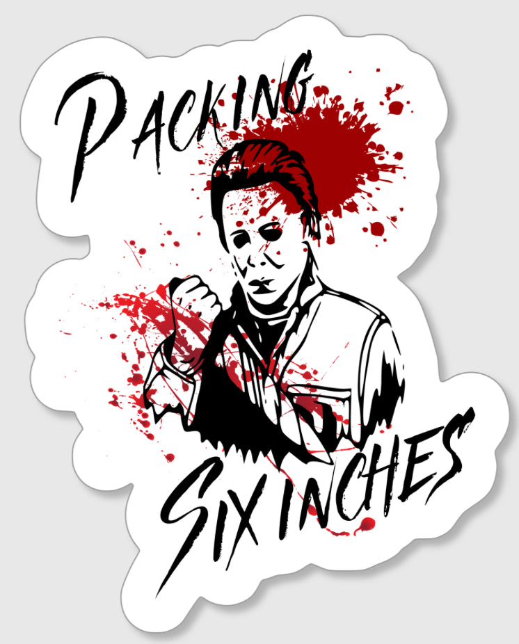 Packing Six Inches Vinyl Sticker