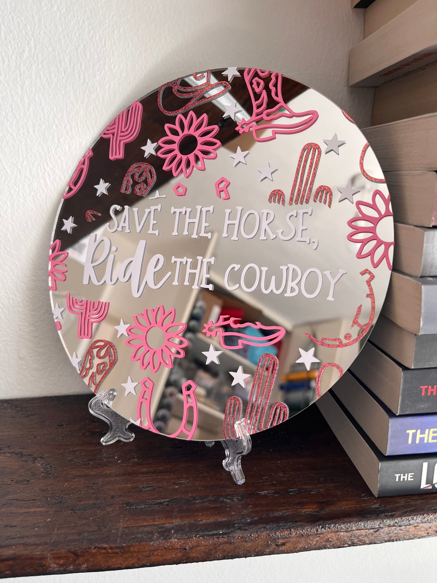 Ride The Cowboy Decorative Mirror