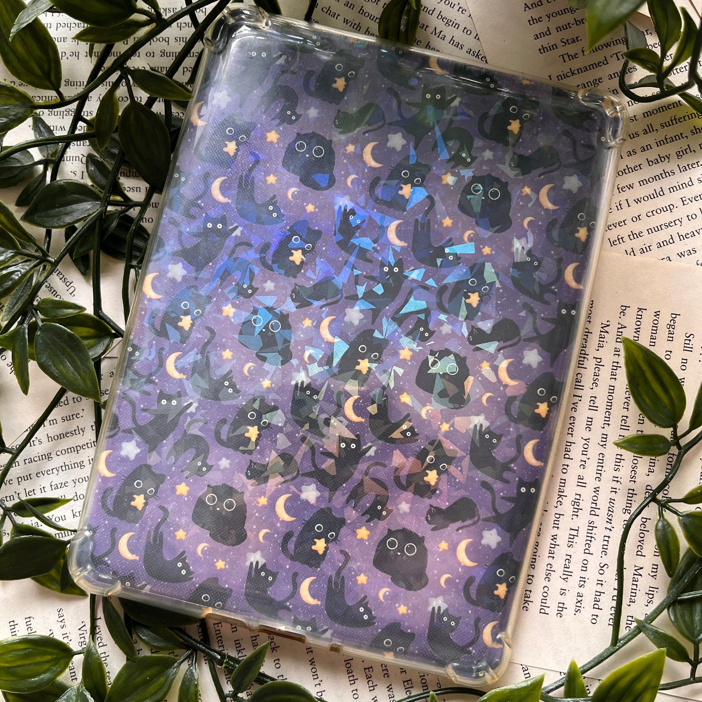Galactic Cats Purple Kindle Insert