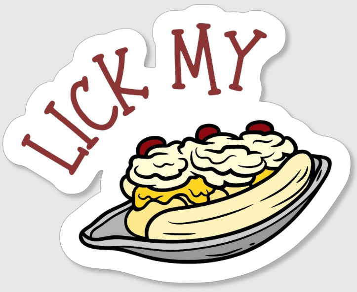 Lick My Vinyl Sticker