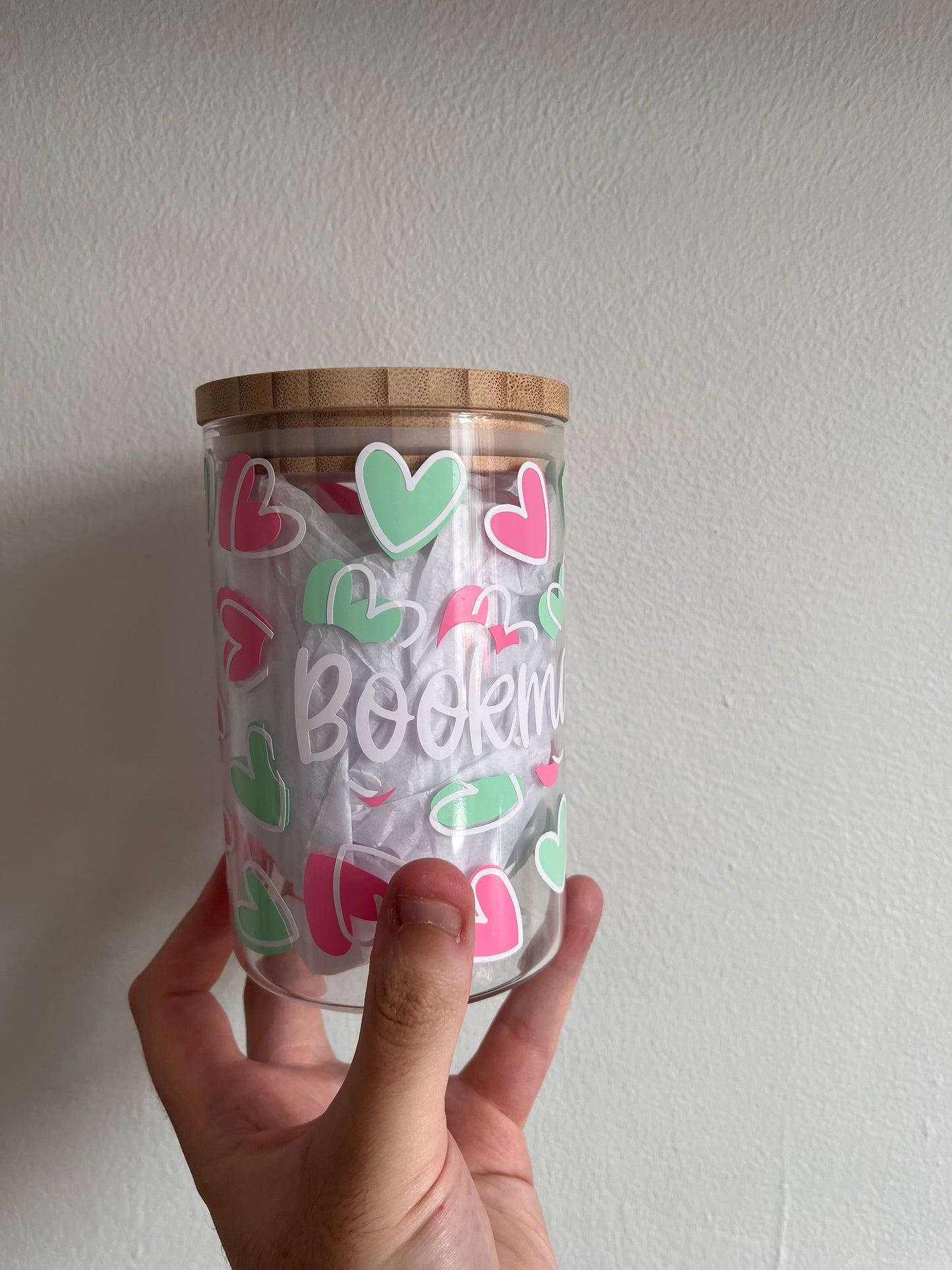 Bookmark Jar- Hearts