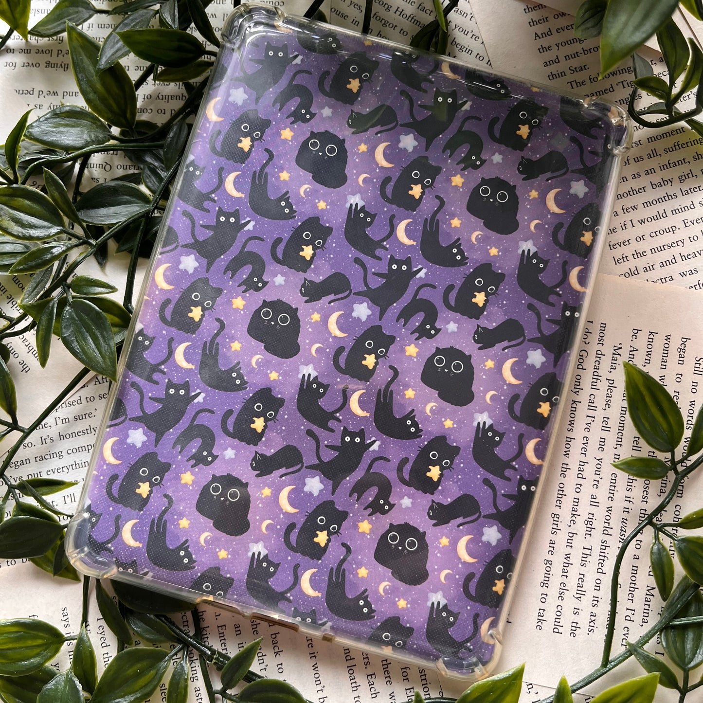Galactic Cats Purple Kindle Insert