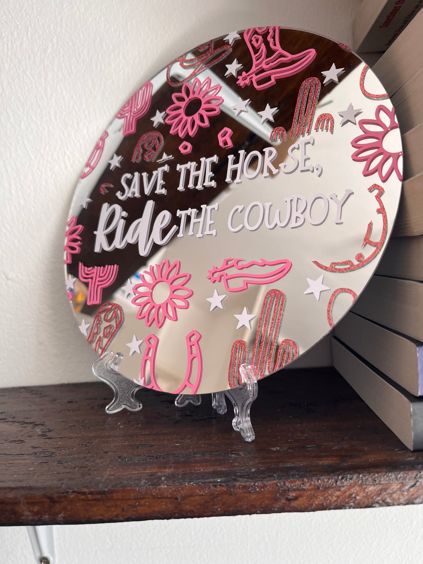 Ride The Cowboy Decorative Mirror