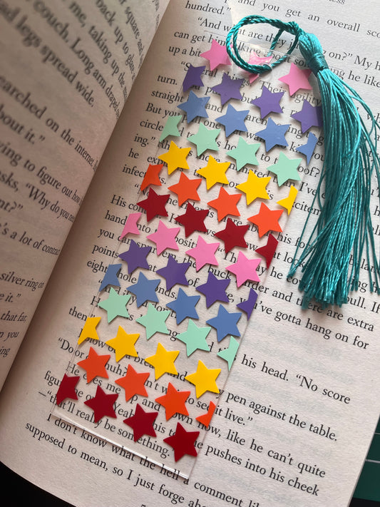 Rainbow Stars Bookmark