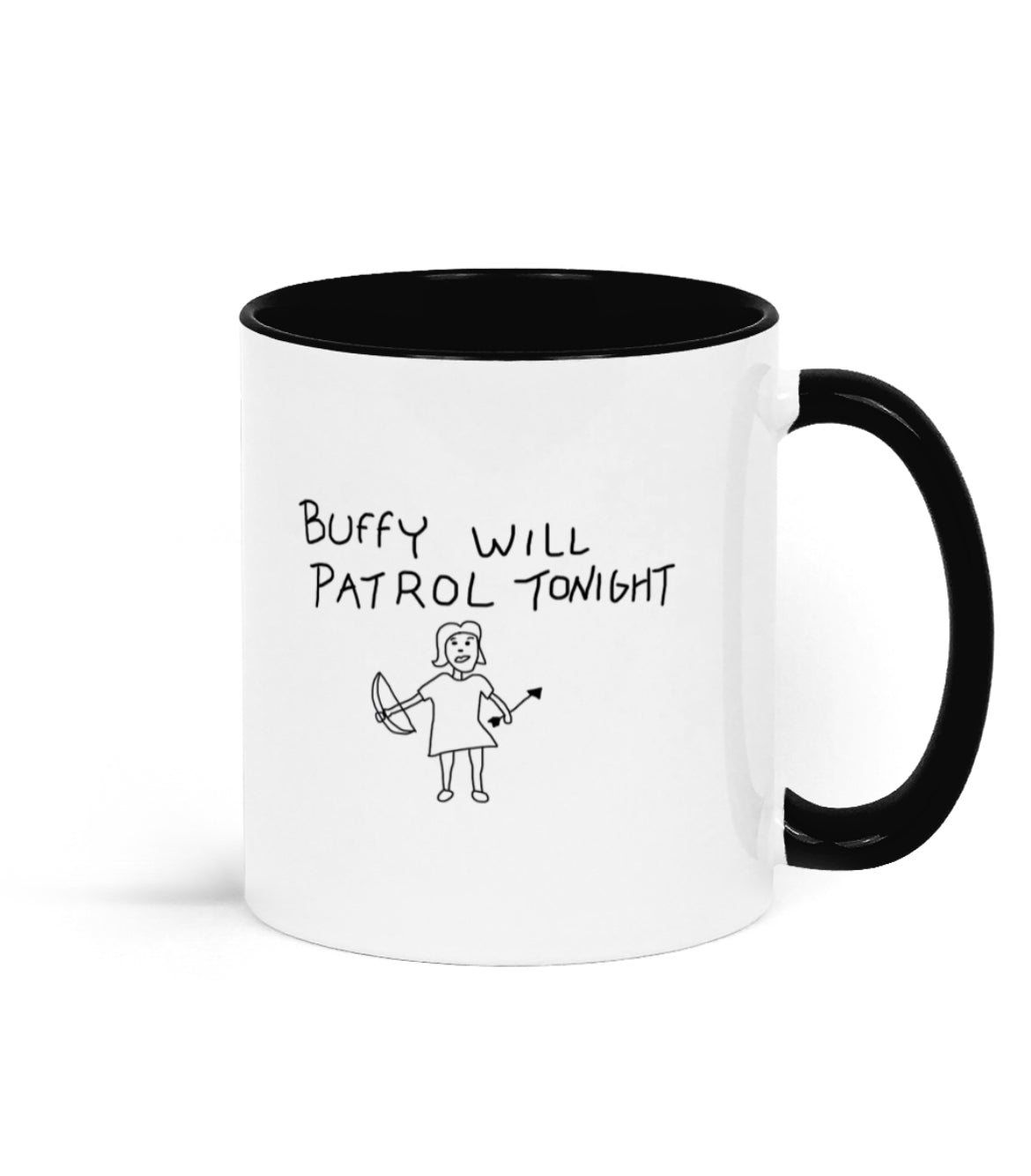 Buffy Will Patrol Tonight Ceramic Mug