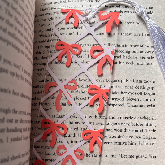 Cute Bows Acrylic Bookmark