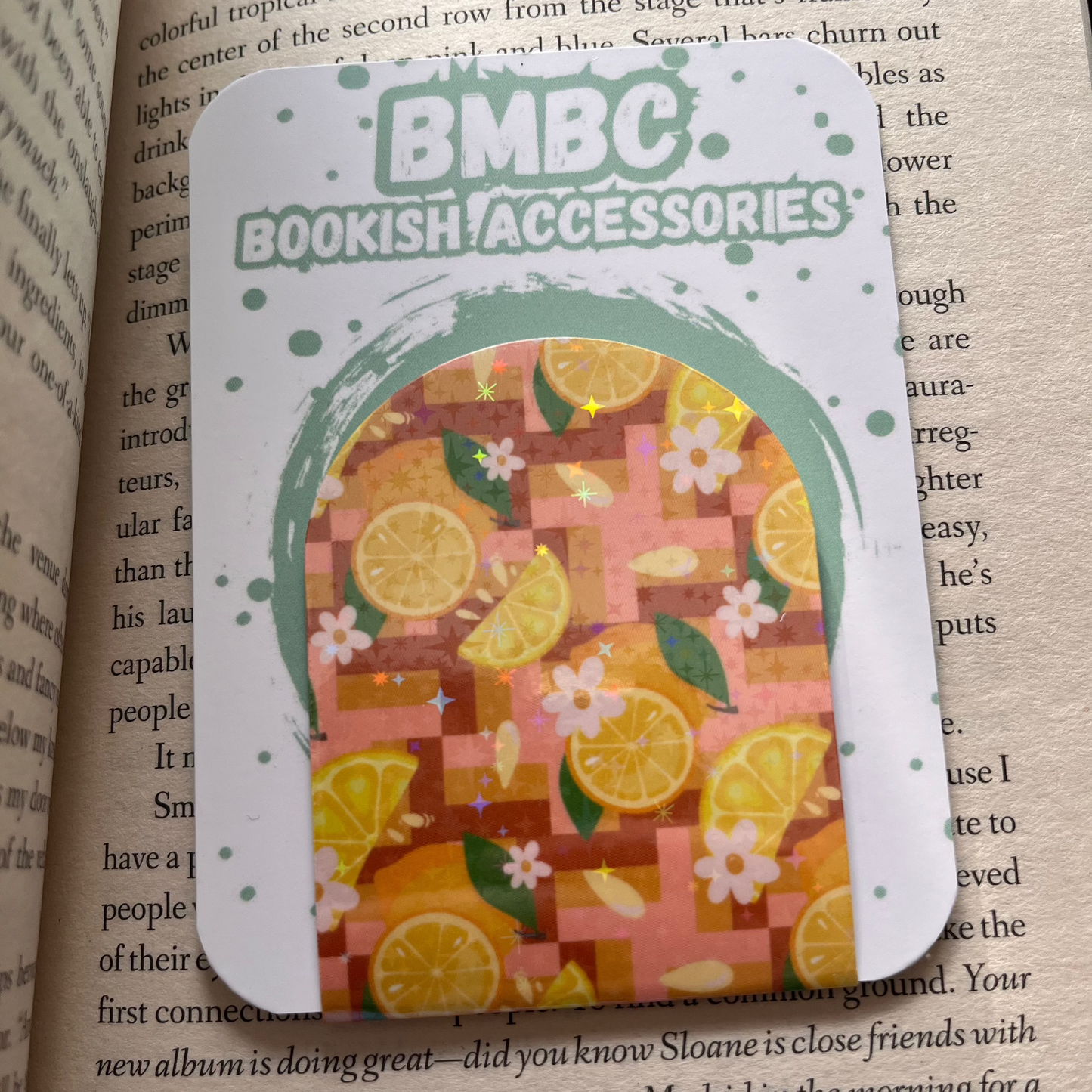 Lemons Magnetic Bookmark