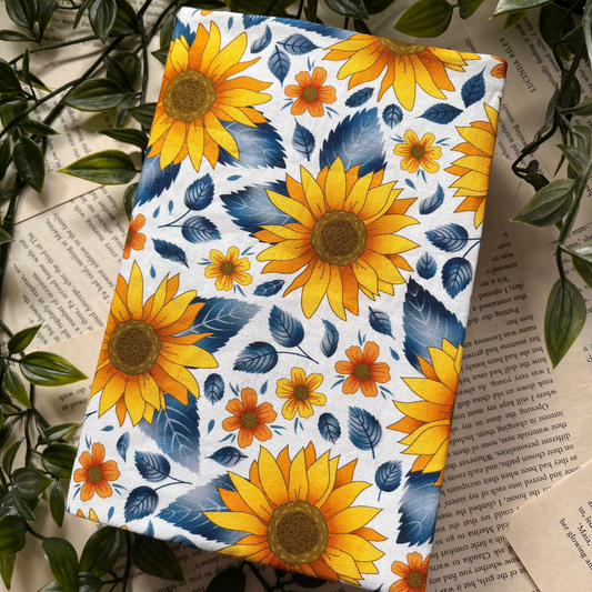 Sunflower Fabric Dust Jacket