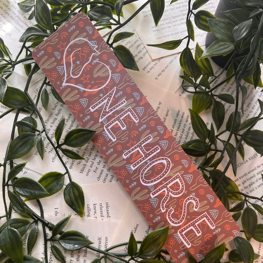 One Horse Bookmark