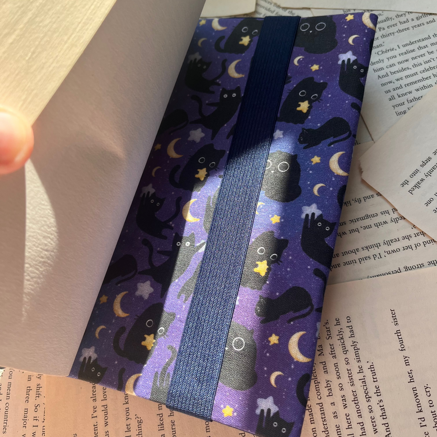 Galactic Cat Fabric Dust Jacket