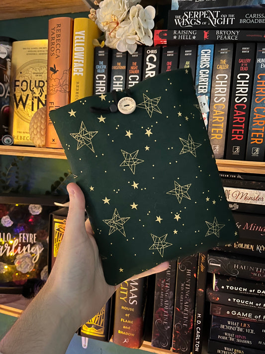 Golden Stars Book Sleeve