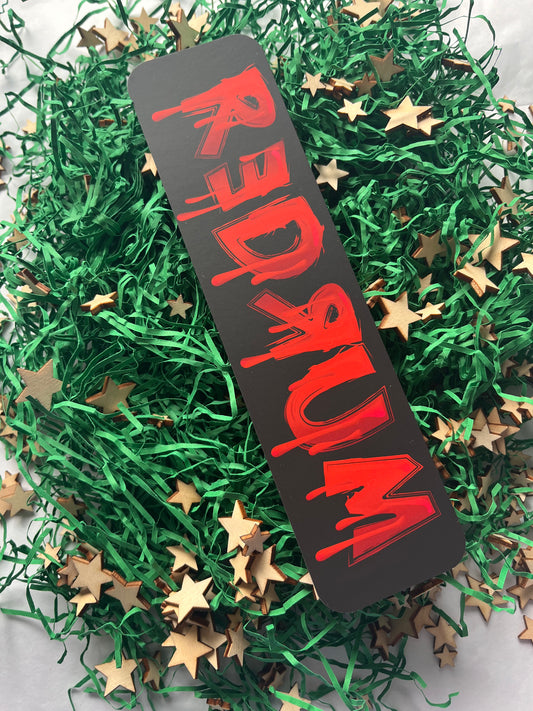 Redrum Bookmark