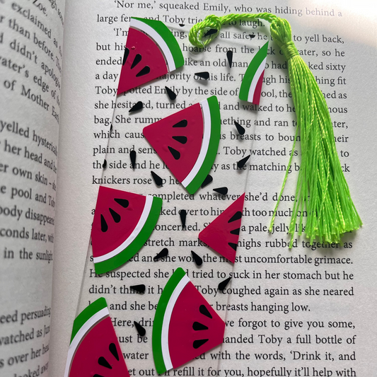 Watermelon Acrylic Bookmark