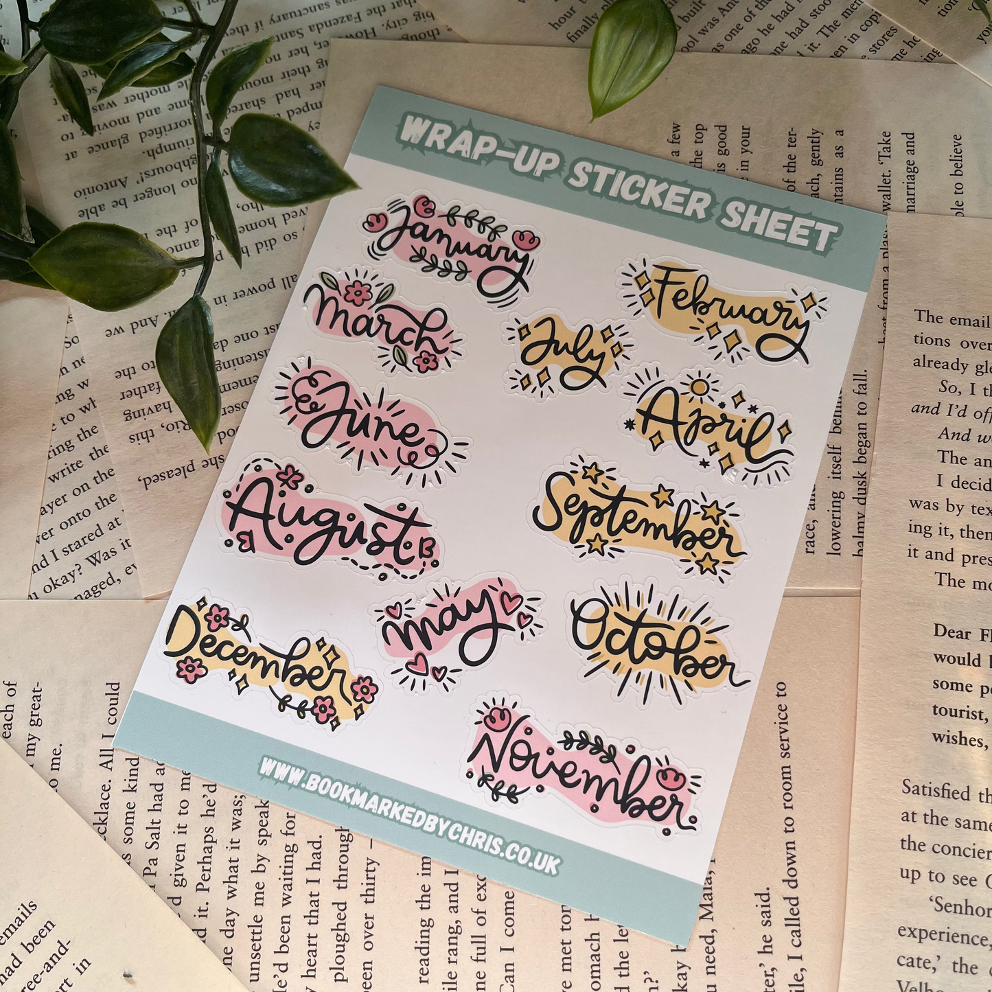 Wrap-Up Sticker Sheet