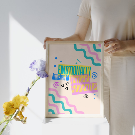 Emotionally Attached Digital Art Print