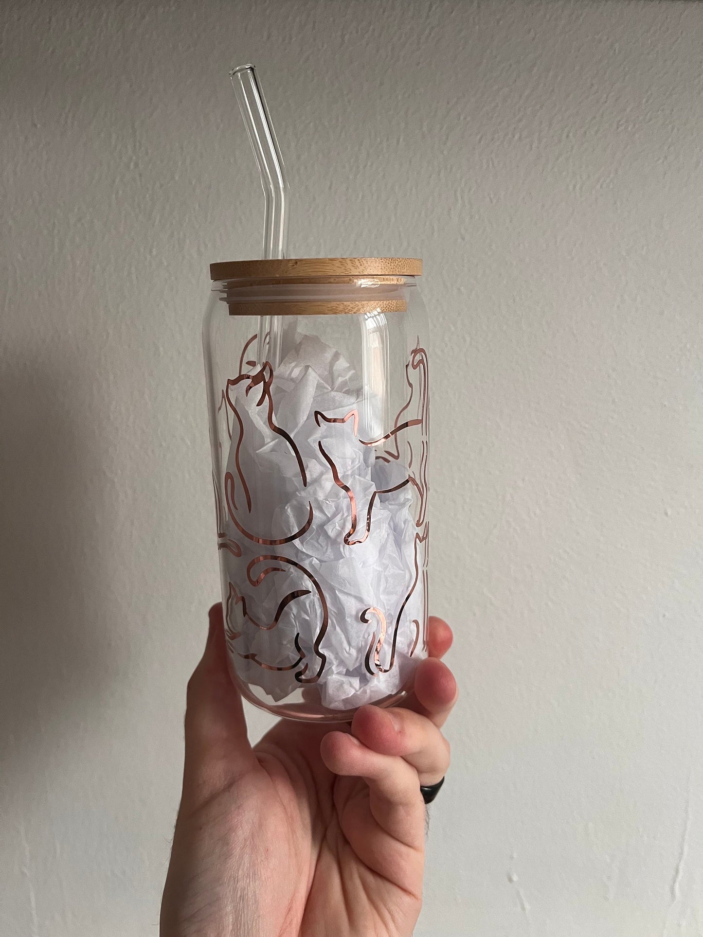 Glass Tumbler - Cat Lover