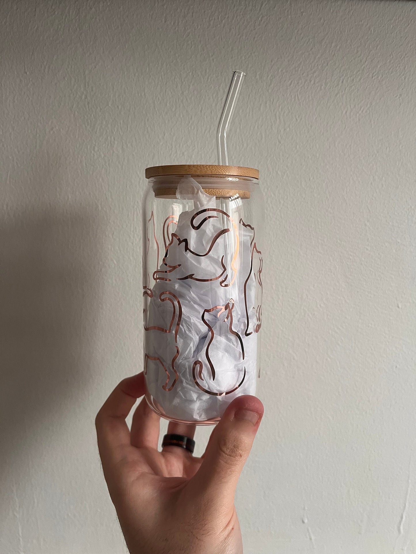 Glass Tumbler - Cat Lover