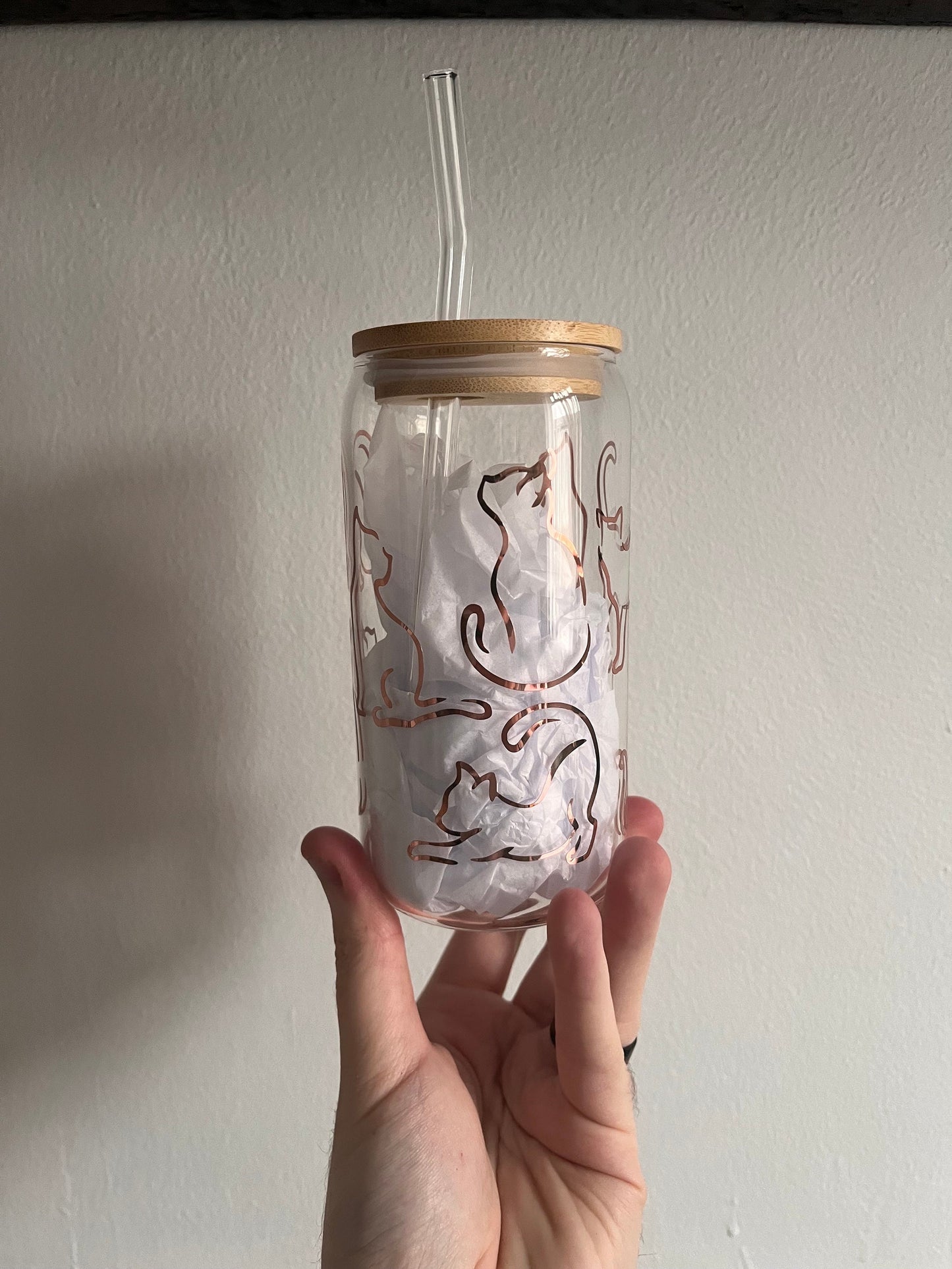 Glass Tumbler - Cat Lover