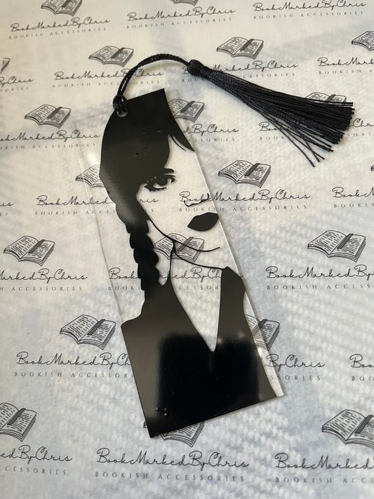 Wednesday Addams Acrylic Bookmark